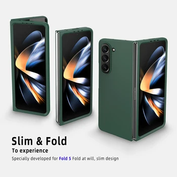 עבור samsung z קיפול 5 Ultra Slim מט מחשב Funda Case for Samsung Galaxy Z קיפול 5 5G Fold5 Zfold5 אביזרים לטלפון מכסה